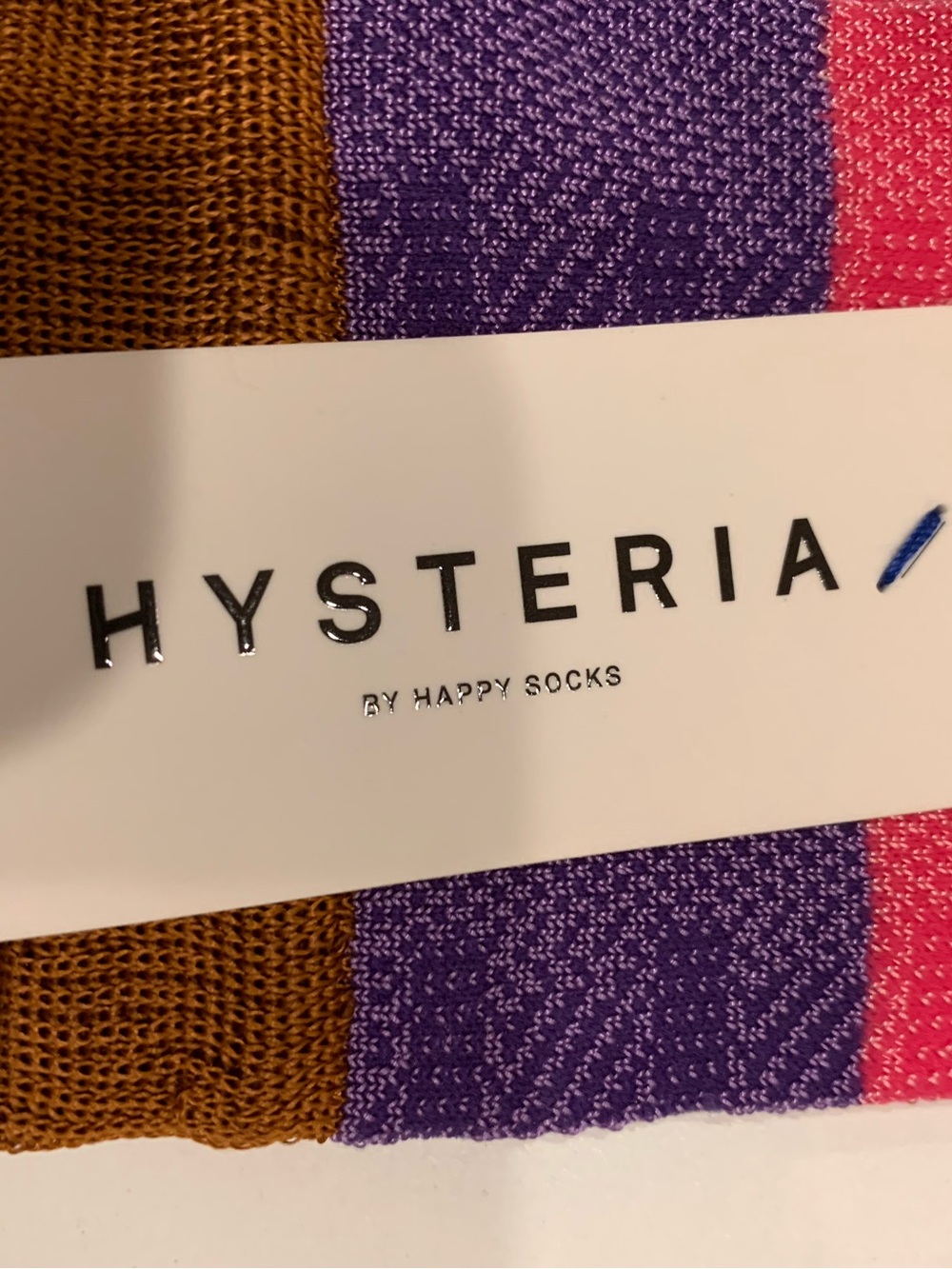Hysteria by Happy Socks Multicolor Stripe Crew Socks NWT